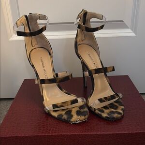 Tamara Mellon Black and Brown Heels Elegant Design